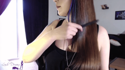 Straight Shiny Hair Worship