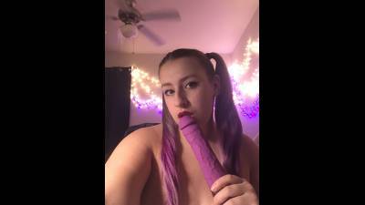 Pigtails Make The Best Handlebars, Don't They? Shame No One's Pulling On Mine