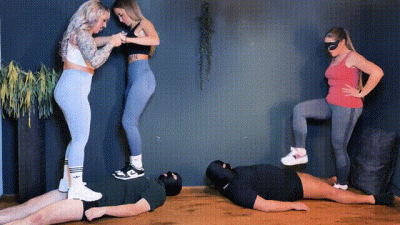 Trampling & Facesitting! Menschliche Yogamatten!