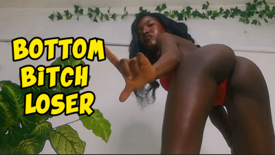 Bottom Bitch Loser: Ebony Ass Worship