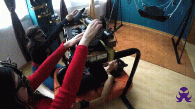 18 Yo Trio Emma Soles Up Gang Tickling