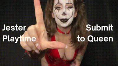 Jester's Playtime: Submit To Clown Queen