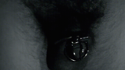 Lock That Cut Cock For Anal B&W