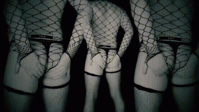 B&W Sfx Sissy Crossdressing Video