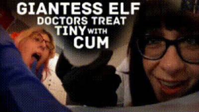 Giantess Elf Doctors Treat Tiny With Cum- VR360
