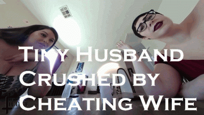 Tiny Husband Squeezed By Cheating Wife VR 360