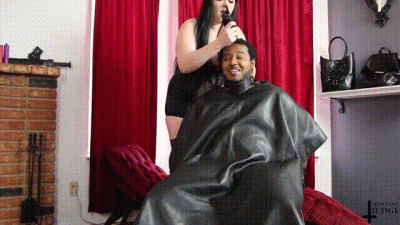 Shaved And Milked In Leather Cape