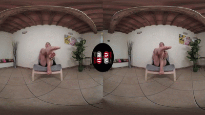 3D VR My Barefeet On Your Face