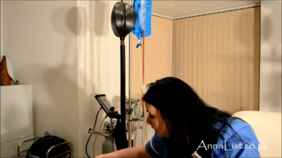 Nurse And Her Black Rubber Mask