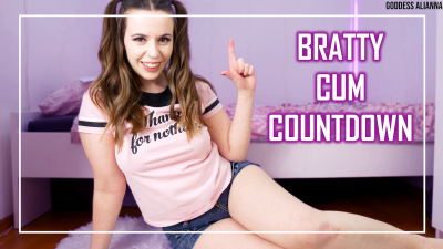 Bratty Cum Countdown