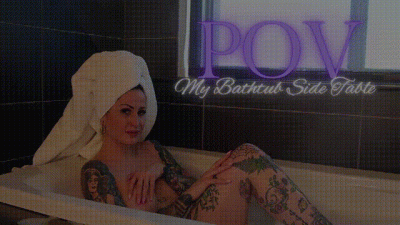 POV: My Bathtub Side Table