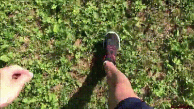 Dirty And Sweaty Feet After Running