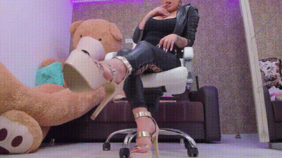 Heels Latex Doggy Rex