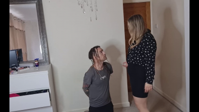 Panty Thief Gets Trampled