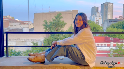 Girl Next Door Smoking Menthols In The Balcony In Buenos Aires!
