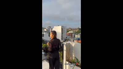 Smoking In My Balcony In Buenos Aires!