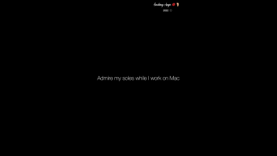 Admire My Soles As I Work On My Mac, Includes Soles Scrunching, Toe Wiggling, Toe Spreading