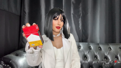 Marlboro Reds, Wheezing, Short Black Hair And White Leather Jacket!