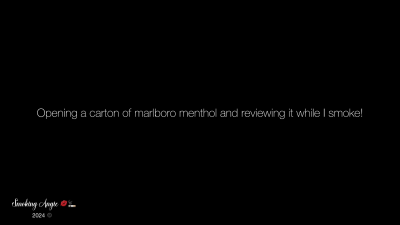 Opening A Carton Of Marlboro Menthol And Reviewing