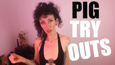 Pig Tryouts