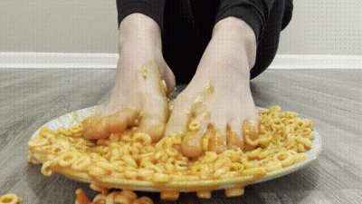 Spaghetti Toes In Your Food Soft Crush Sploshing