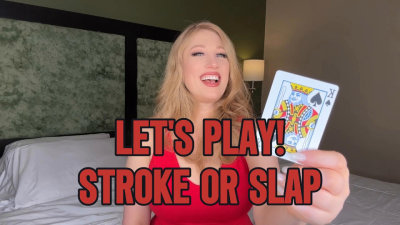 Stroke Or Slap Ball Busting Cbt JOI Card Game