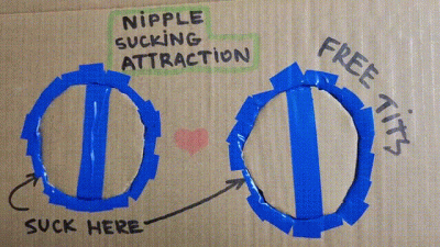 Glory Hole Nipple Sucking