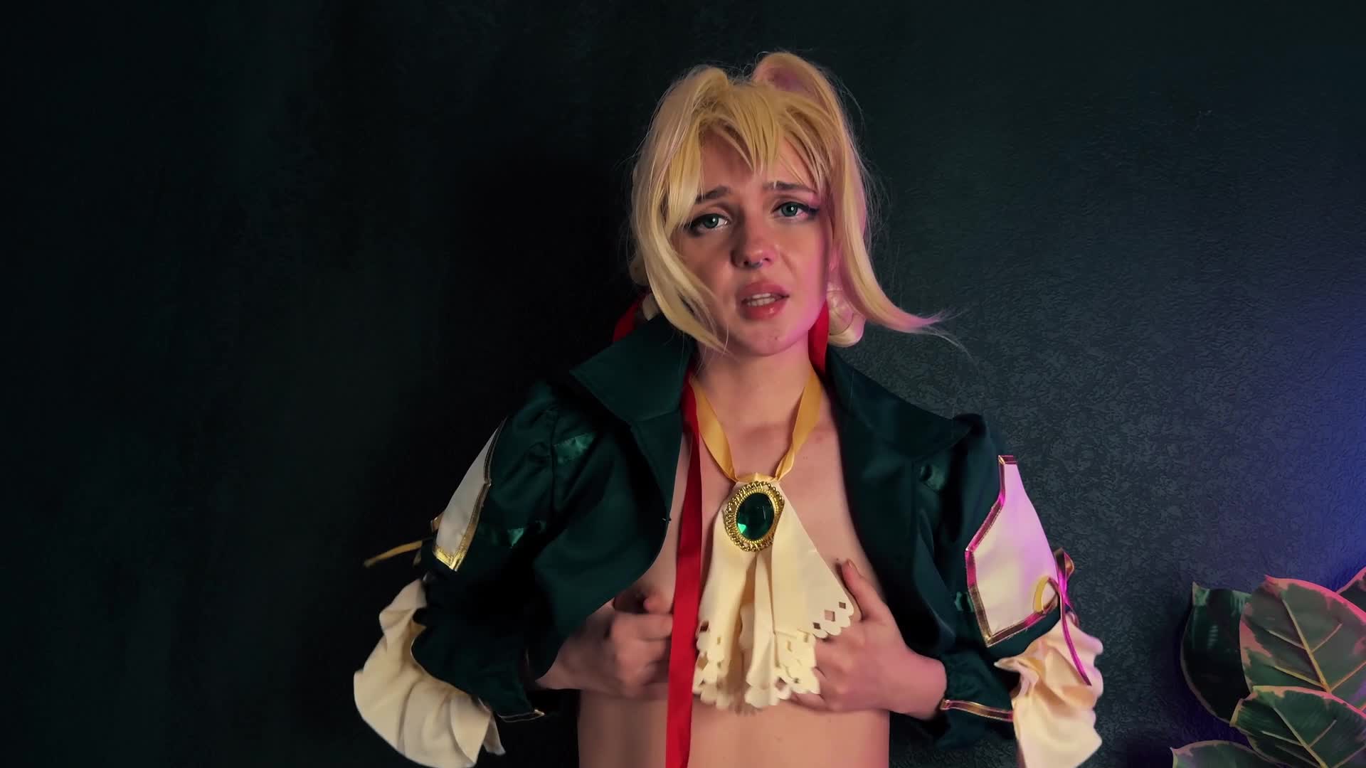 Violet Evergarden Cosplay- Silly Ahegao Face
