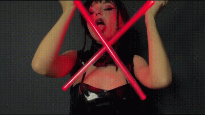 Darth Vader Cosplay Lightsaber Sucking