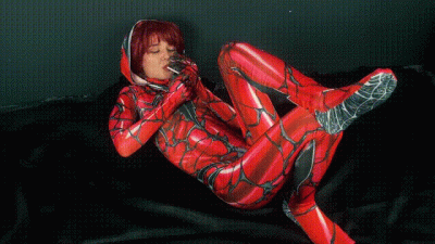 Carnage Cosplay Smoke And Flame