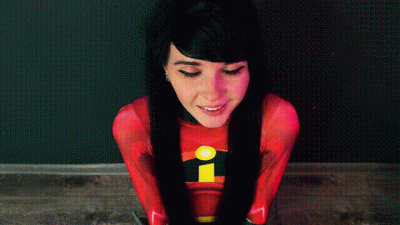 Violet Parr Cosplay The Incredibles Silly Ahegao Face
