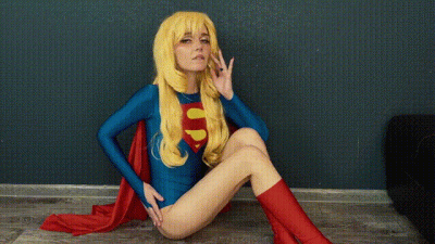Supergirl Silly Ahegao Face