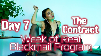 Day 7 The Contract: Week Of Real Blackmail Program Lega Document Commitment It's Never Over Mzkim Mistress Kim Femdompov