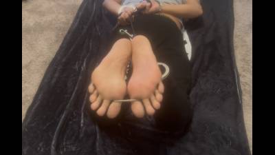 Delivery Boy Pathetic Soles Whipped For Being Late