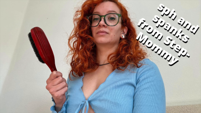 POV Spanks And SPH From Step-Mommy For Masturbating Your Tiny Penis