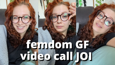 Femdom Gfe Video Chat JOI, Anal, CEI