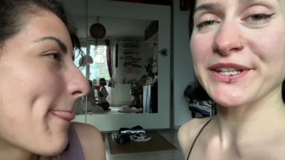 Tongue Kissing With Tula Vida