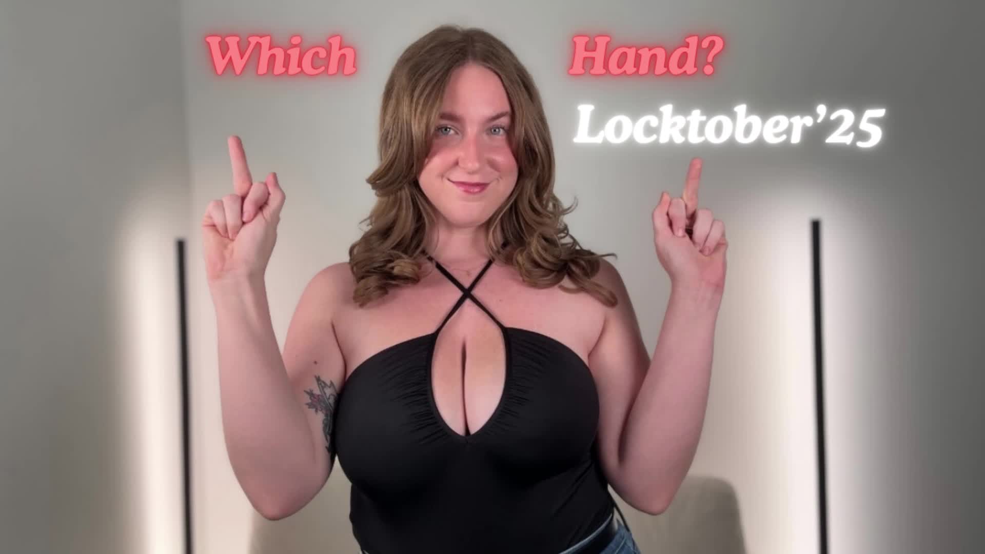 Which Hand: Locktober'25- Interactive Femdom POV By Sadistichoneyb/Miss Honey With Cock Tease, Mental Games And Chastity
