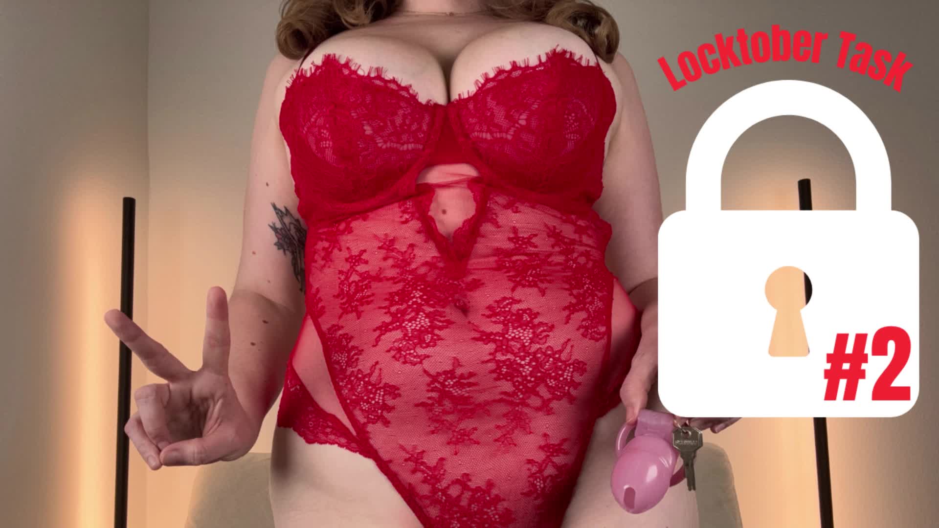 Locktober Task #2- Femdom Mystery POV By Sadistichoneyb/Miss Honey With Interactive Game, Sub Training And Slave Task