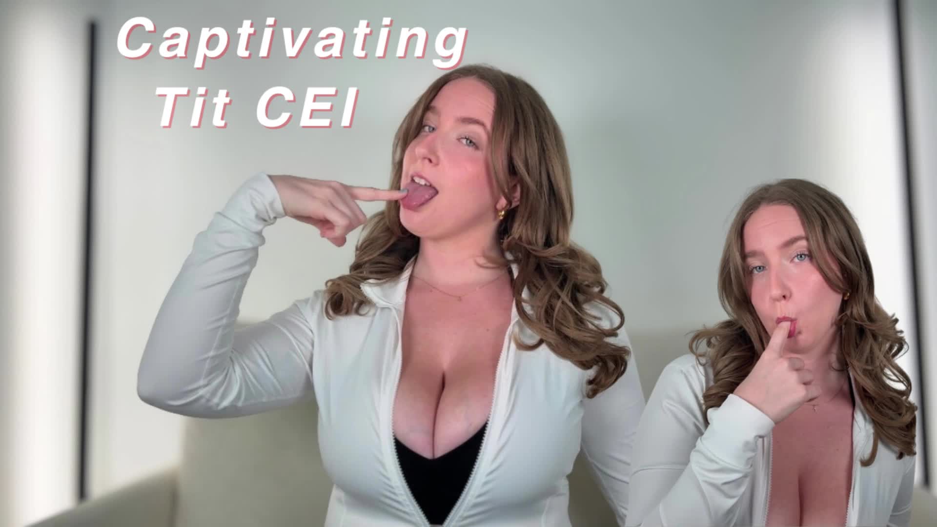 Captivating Tit CEI- Femdom JOI CEI POV By Sadistichoneyb/Miss Honey With Orgasm Control, Cum Eating Instructions, Cum Countdown And Big Tits