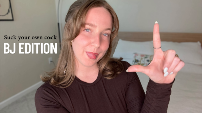 Suck Your Own Cock: Blowjob Edition Interactive Femdom Humiliation Tasks By Miss Honey With Sub Instructions, Cock Sucking And Verbal Humiliation