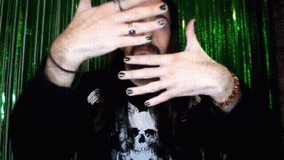 My Green Nails Make U Cum