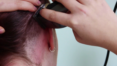 Close Up Undercut Shaving