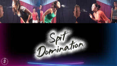 4Some Spit Train In Action