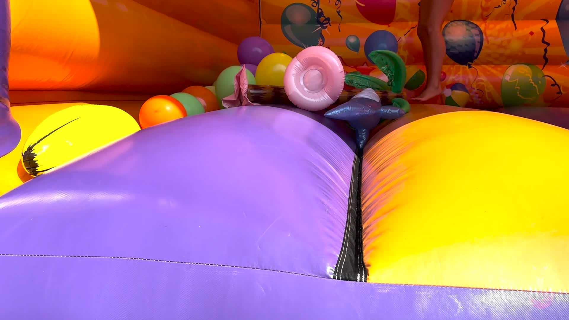 Fetish play with inflatables