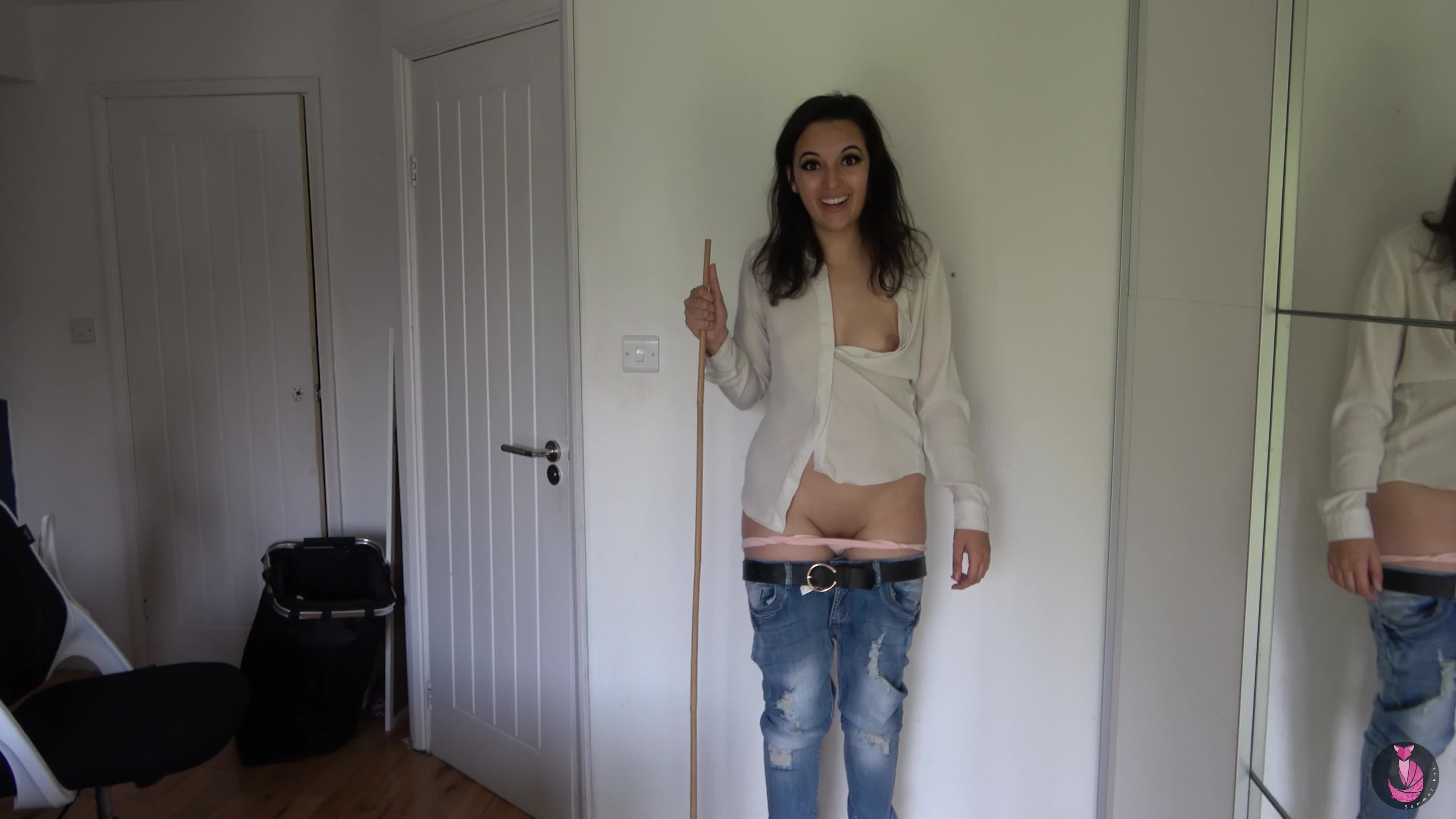 Blind Girl Buttcrack