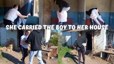 She Carried The Boy To Her House