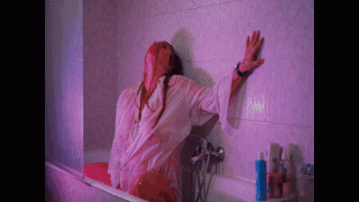 Wet Blonde Foam Orgasm