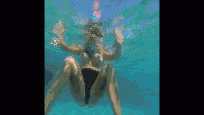Diana Under The Water Of The Sea