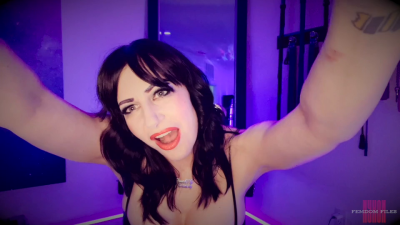 Nyxon's Hom Seduction With Black Leather Gloves